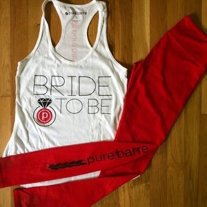 Pure Barre Bride to Be Tank - Size Small